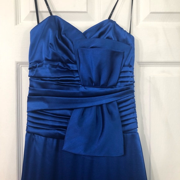 Beautiful Royal Blue Long Prom Dress - Picture 3 of 5